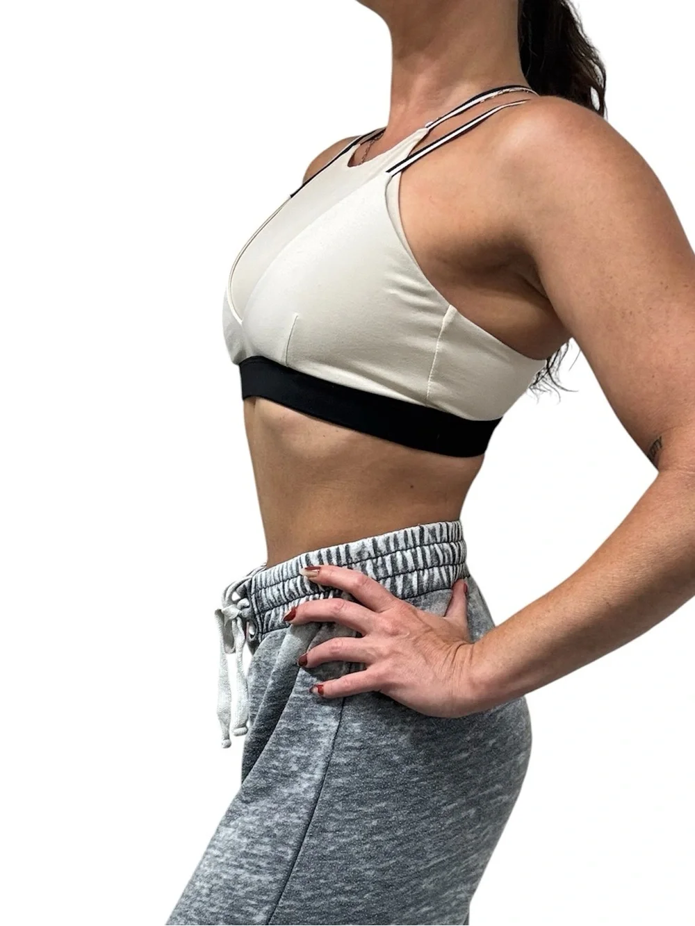 Alo mesh & strappy sports top (S)